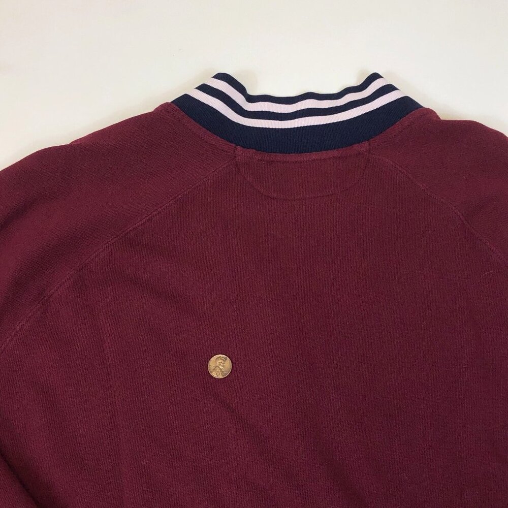 Polo Ralph Lauren Mens Embroidered Button Up Sweater Jacket Thermal Lined XL - Picture 9 of 11